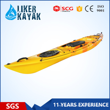 Liker Новый сингл, двухместный, сидеть, сидеть на верхней пластиковой рыбалки Kayak